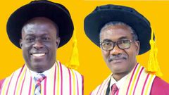 Prof Eric Magnus Wilmot and Dr Vincent A Ankamah Lomotey