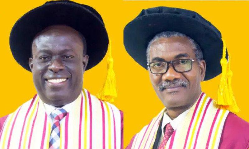 Prof Eric Magnus Wilmot and Dr Vincent A Ankamah Lomotey