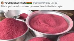 Pink gari