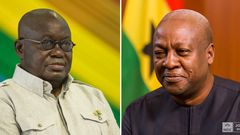 Akufo Addo and John Mahama