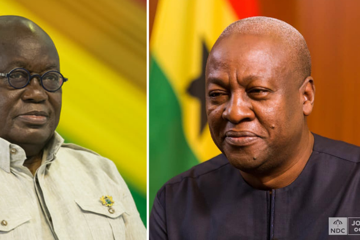 Akufo Addo and Mahama