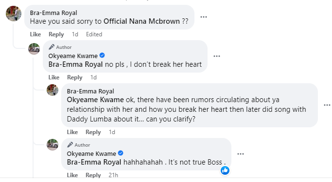 OK and Nana Ama