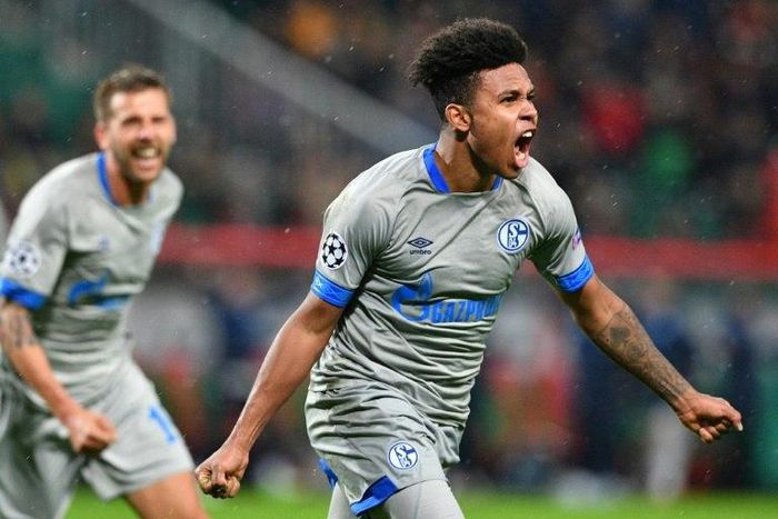 Late show: Schalke midfielder Weston McKennie celebrates his winner