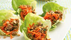 Spicy Turkey Lettuce Wraps