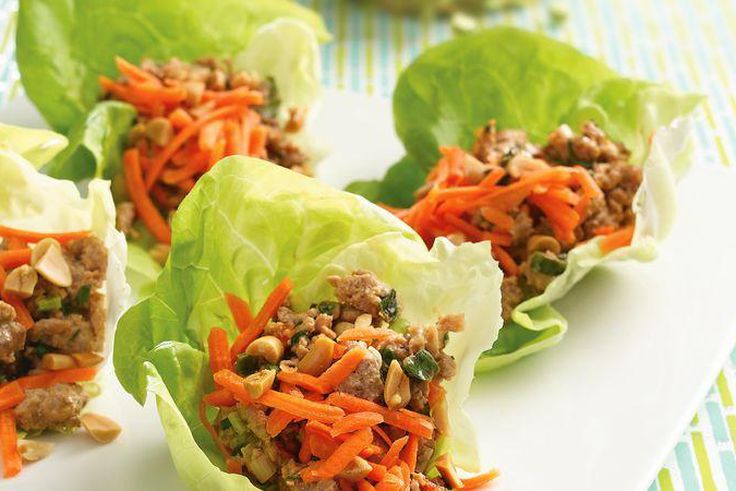 Spicy Turkey Lettuce Wraps
