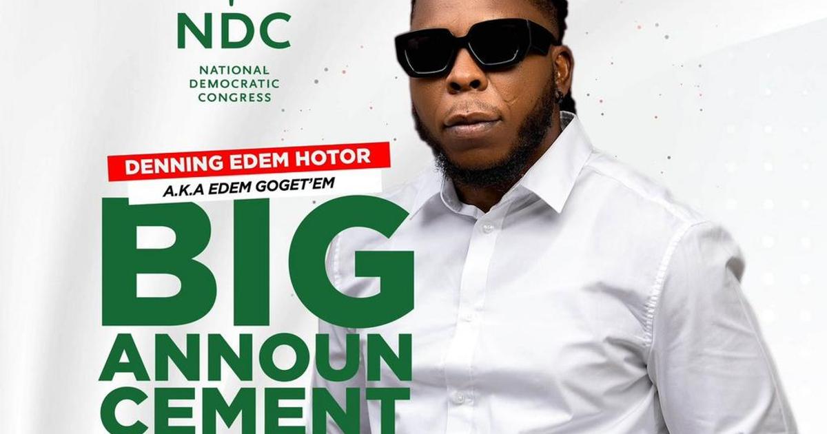 Edem set to make big 'NDC' announcement, fans convinced he wants to be ...