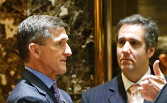 Michael Flynn talks with Michael Cohen