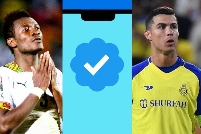 Gyan, Essien, Ronaldo, other football stars lose legacy blue ticks on Twitter