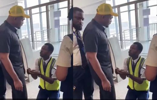 Lagos International Airport worker caught putting drugs in traveller's luggage