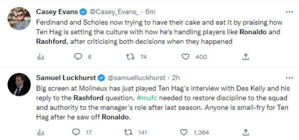 Social Media Reactions to Manchester United's win against Wolves