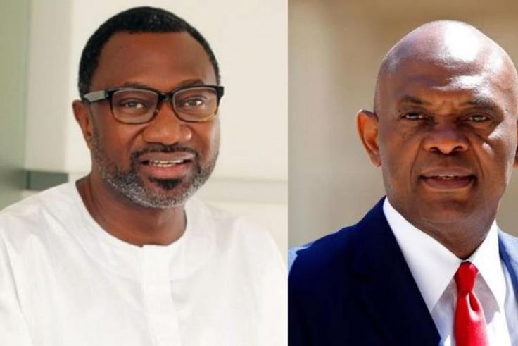 Femi Otedola (left) and Tony Elumelu (right) [Daily Post]
