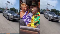 All the luxury cars displayed as Otumfuo visits Ga Mantse