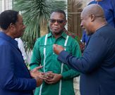 Dr Kwabena Duffuor, John Mahama and Fiifi Kwetey