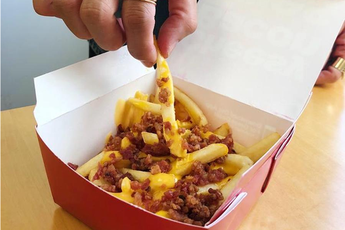 cheesy bacon fries