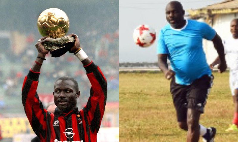 Video: 56-year-old George Weah shows off dribbling skills in exhibition match