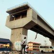 The uncompleted Madina-Adentan footbridge