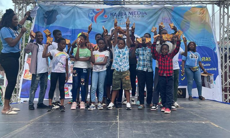 Kamba Media Foundation and ShoBiz TV host Easter kids' party