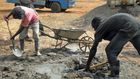 Men working in a construction site