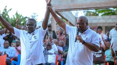 John Mahama campaigning in Assin North