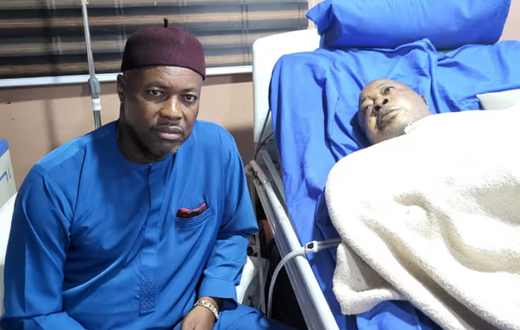Nollywood actor Amaechi Muonagor still battles paralysis [Facebook/Hon Tony Oneweek Muonagor]