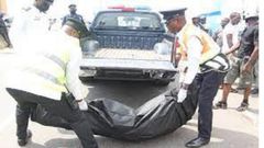 Police carrying dead body