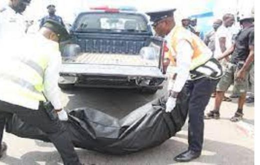 Police carrying dead body