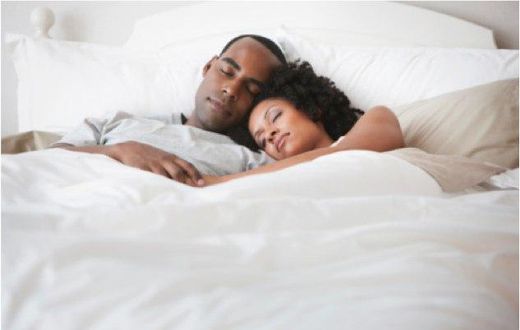 Couple sleeping