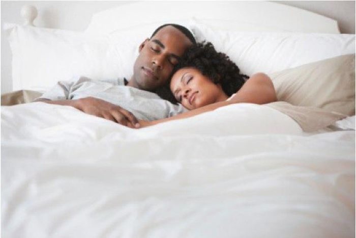 Couple sleeping