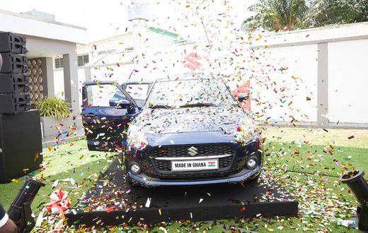 Commissioning ceremony of first locally assembled Suzuki Swift in Ghana