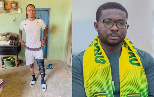Injured Ibrahim Osman complains of Kotoko neglect; says Nana Yaw Amponsah blocked him