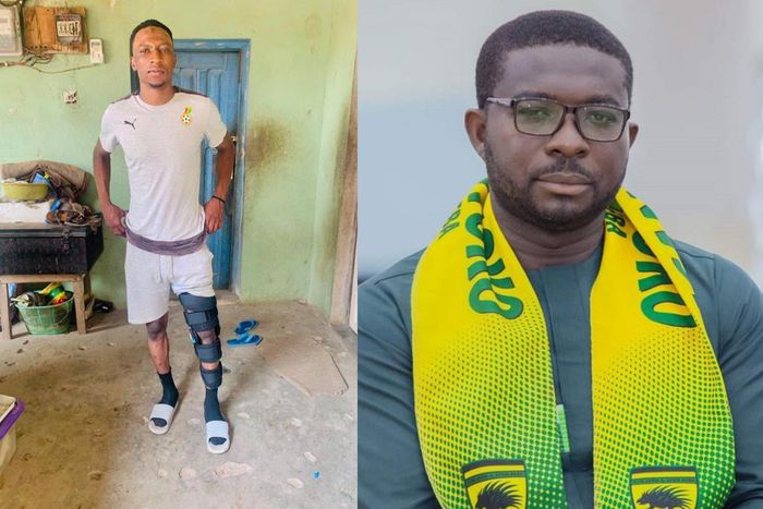 Injured Ibrahim Osman complains of Kotoko neglect; says Nana Yaw Amponsah blocked him