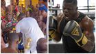 Otumfuo blesses Freezy Macbones ahead of boxing bout against Ibrahim Labaran
