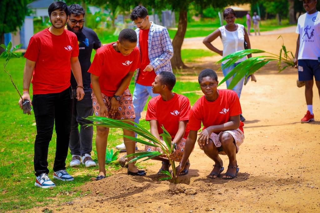 Trees planted at West Africa Senior High School