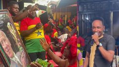 Video: Nicholas Omane Acheampong performs at Sir Bobby Charlton's funeral in Accra