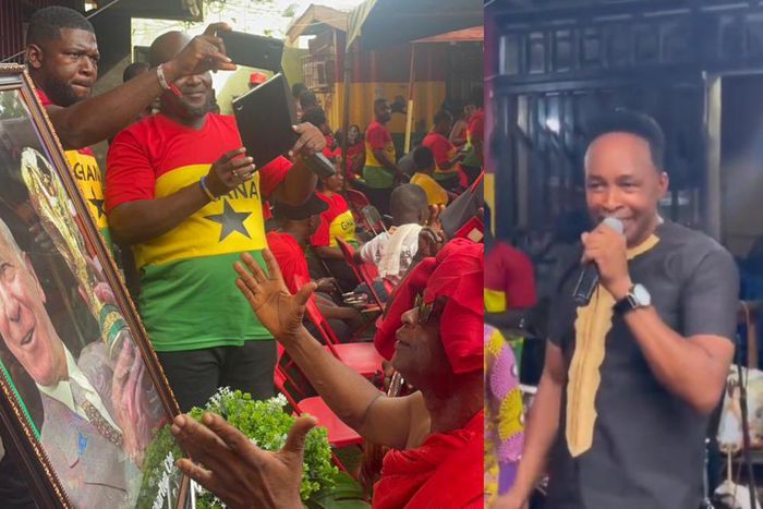 Video: Nicholas Omane Acheampong performs at Sir Bobby Charlton's funeral in Accra