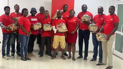 Officials of Yango in a pose with first batch of winners in the Yango Partner Best Drivers