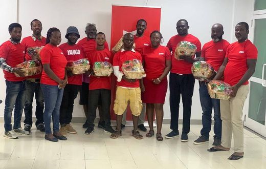 Officials of Yango in a pose with first batch of winners in the Yango Partner Best Drivers