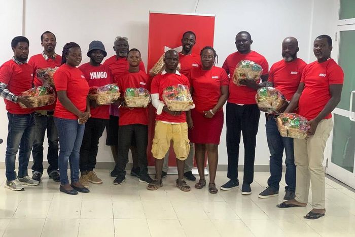 Officials of Yango in a pose with first batch of winners in the Yango Partner Best Drivers