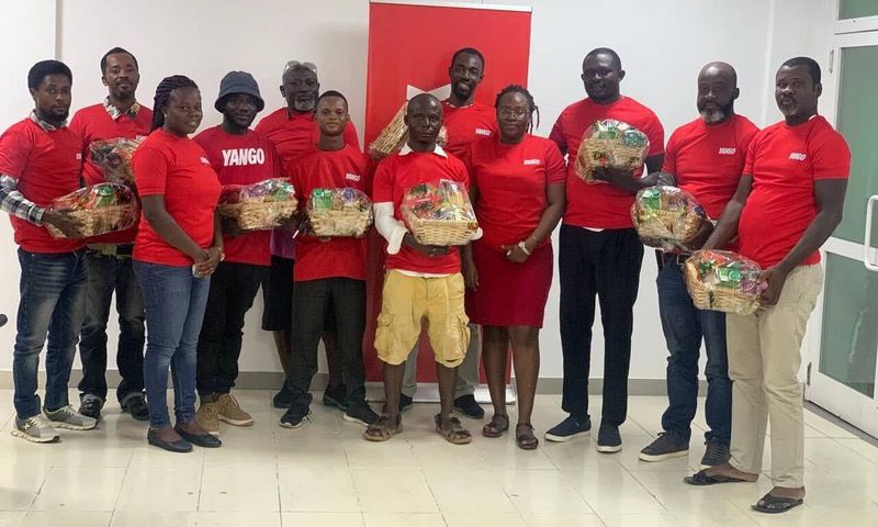 Officials of Yango in a pose with first batch of winners in the Yango Partner Best Drivers