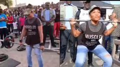 Zanetor Rawlings shows off weight-lifting skills in viral video