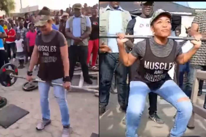 Zanetor Rawlings shows off weight-lifting skills in viral video