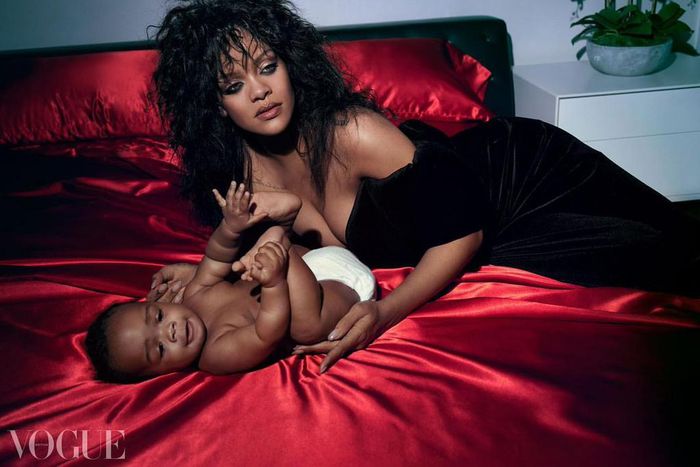 Rihanna and son