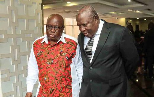 Nana Addo with Martin Amidu