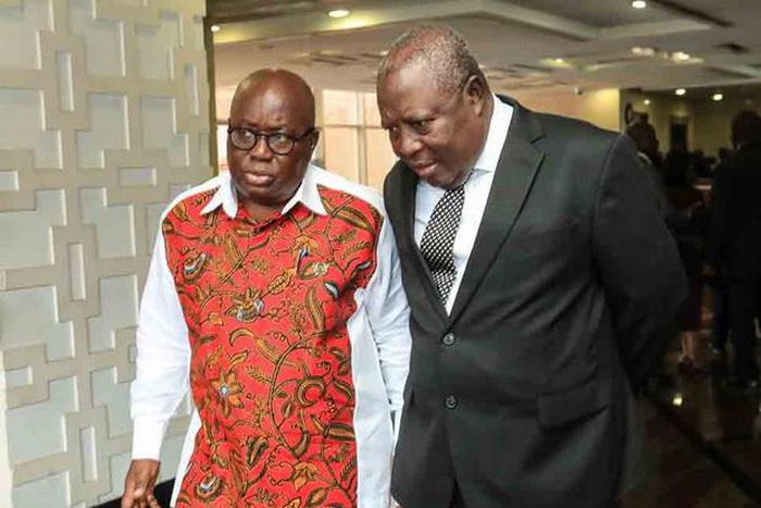 Nana Addo with Martin Amidu