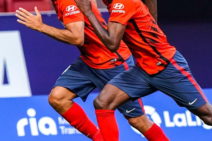 Partey recounts meeting Falcao, Diego Costa at Atletico Madrid after watching them on TV