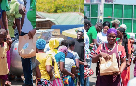 Alhaji Fawan Foundation spreads love and joy to kayayei sisters during Eid