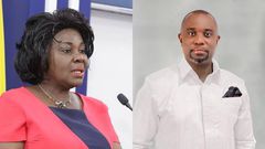 Cecilia Dapaah and Novihoho Afaglo