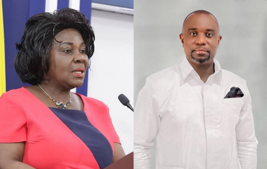 Cecilia Dapaah and Novihoho Afaglo
