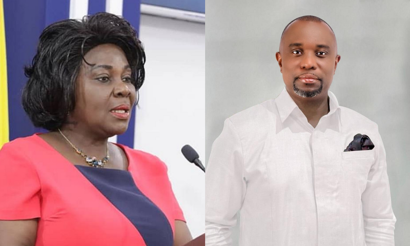 Cecilia Dapaah and Novihoho Afaglo