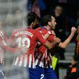 Godin broke the deadlock just before half-time to give Atletico the lead